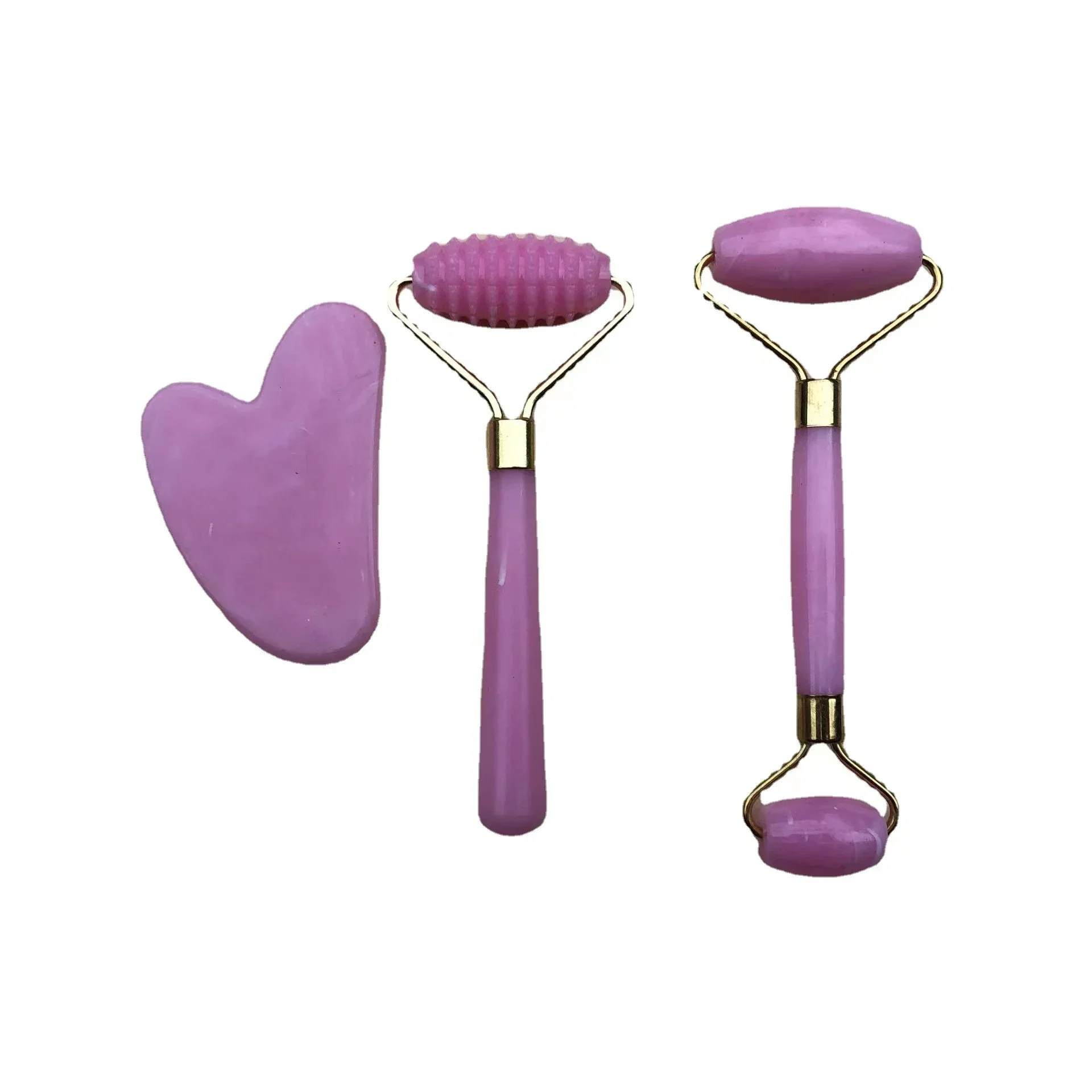 Jade Roller Gua Sha - الراتنج الأسطوانة مدلك للوجه الجسم غوا