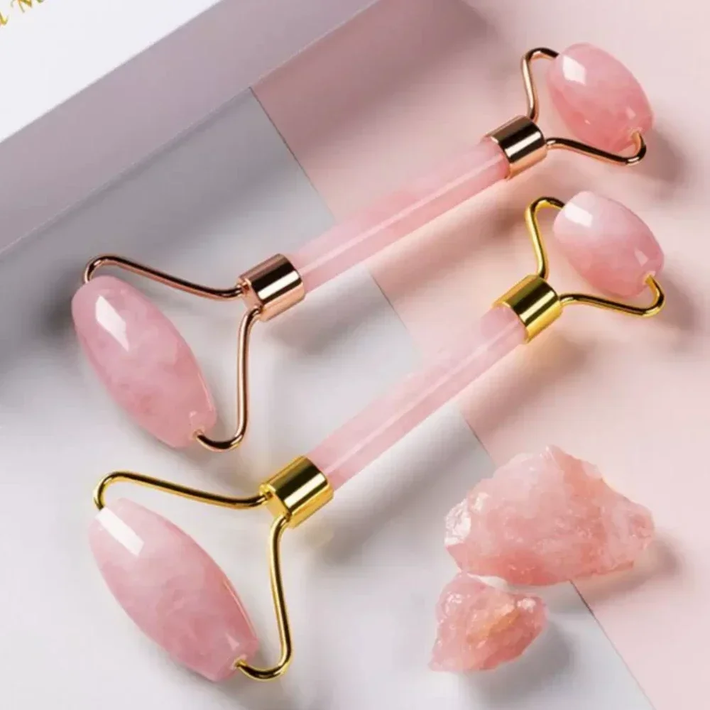 Jade Roller Gua Sha - 3 قطعة غوا شا مكشطة مجلس
