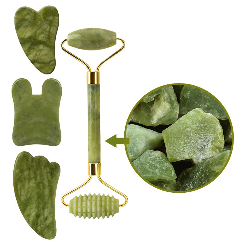 قناع عين من اليشم، مدلك للوجه، - مراجعة Jade Roller Gua Sha وسعره