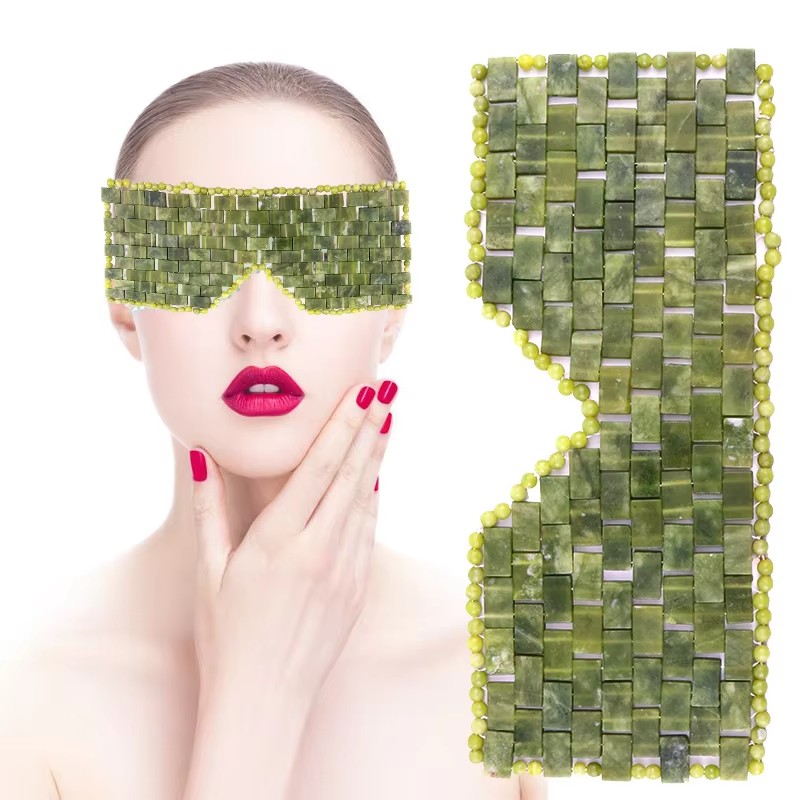 قناع عين من اليشم، مدلك للوجه، - مراجعة Jade Roller Gua Sha وسعره