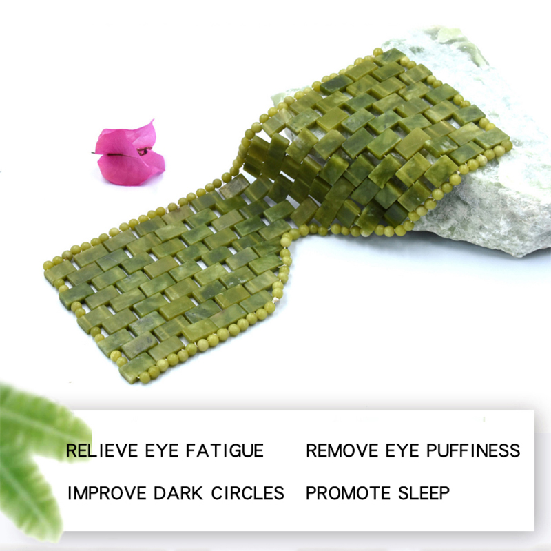 قناع عين من اليشم، مدلك للوجه، - مراجعة Jade Roller Gua Sha وسعره