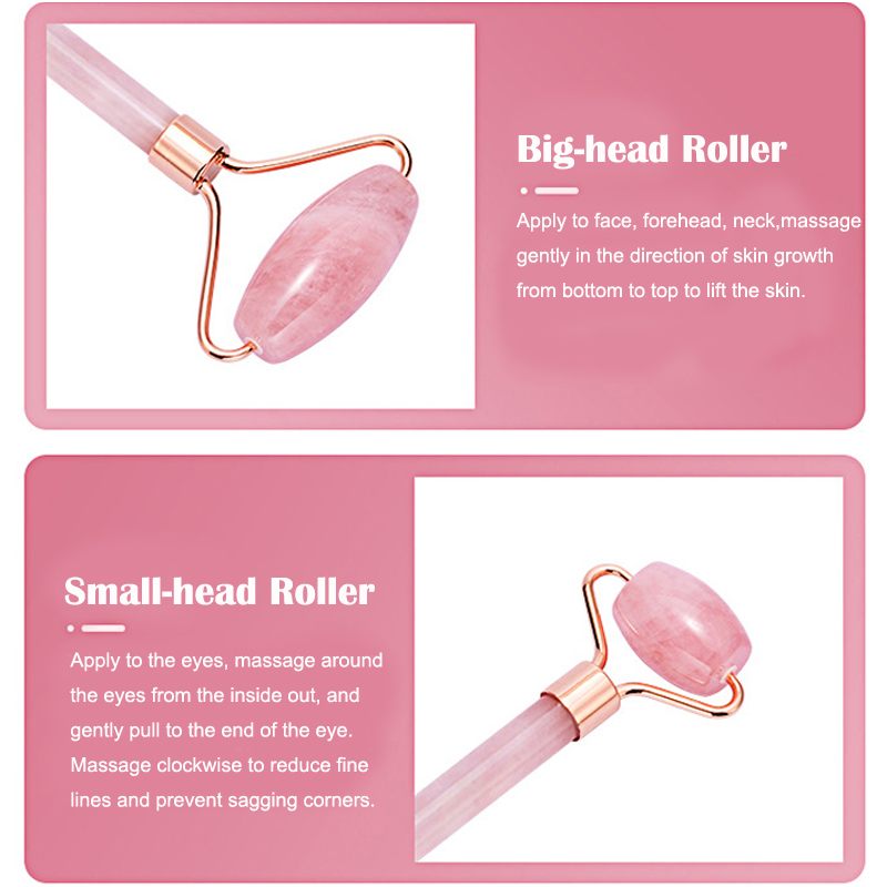 الطبيعية ارتفع الكوارتز اليشم  - مراجعة Jade Roller Gua Sha وسعره
