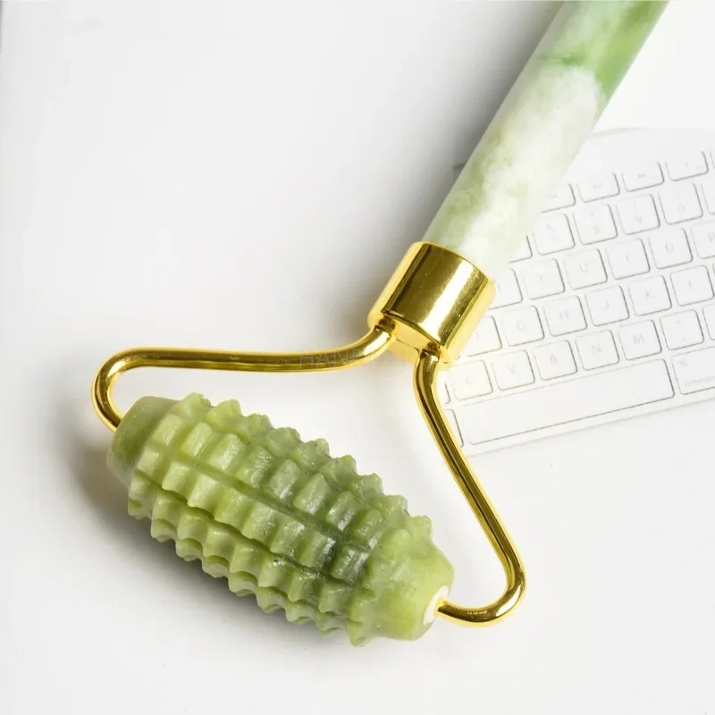 مجموعة أسطوانة تدليك اليشم للو - مراجعة Jade Roller Gua Sha وسعره