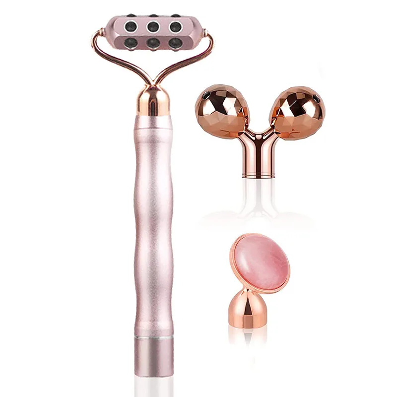 3 في 1 ثلاثية الأبعاد الأسطوان - مراجعة Jade Roller Gua Sha وسعره