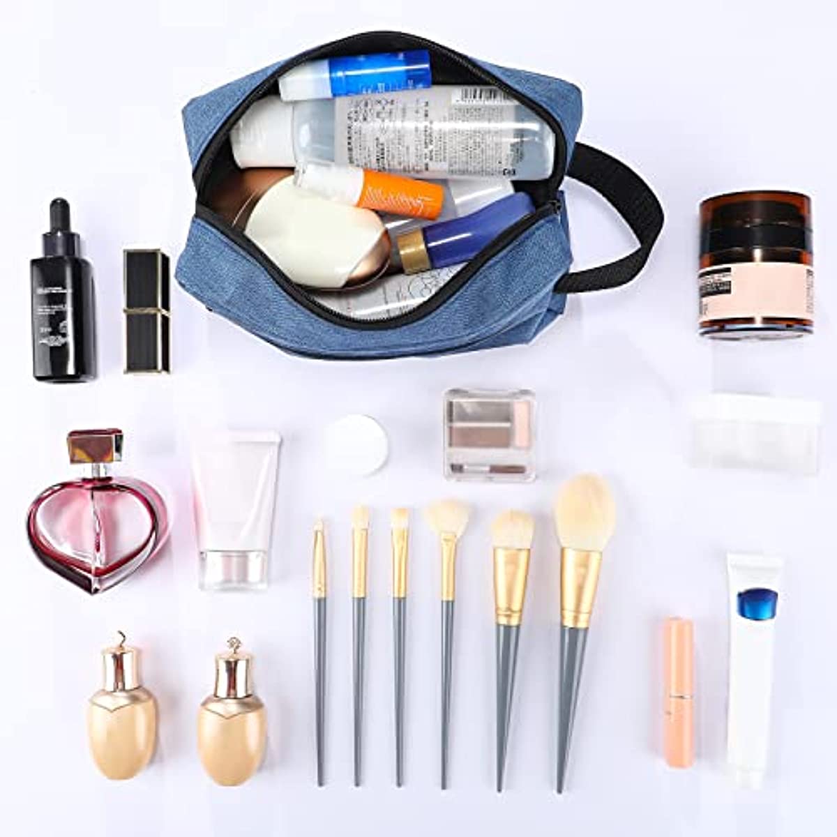 مقاوم للماء حقيبة سفر أدوات ال - مراجعة Makeup Beauty Necessaire وسعره