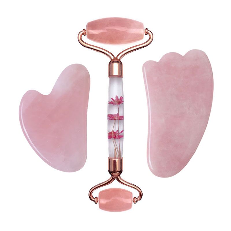 أداة تدليك الوجه بحجر الكوارتز - مراجعة Jade Roller Gua Sha وسعره