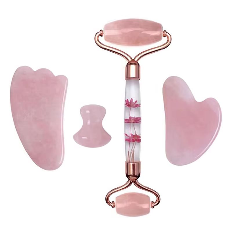 أداة تدليك الوجه بحجر الكوارتز - مراجعة Jade Roller Gua Sha وسعره