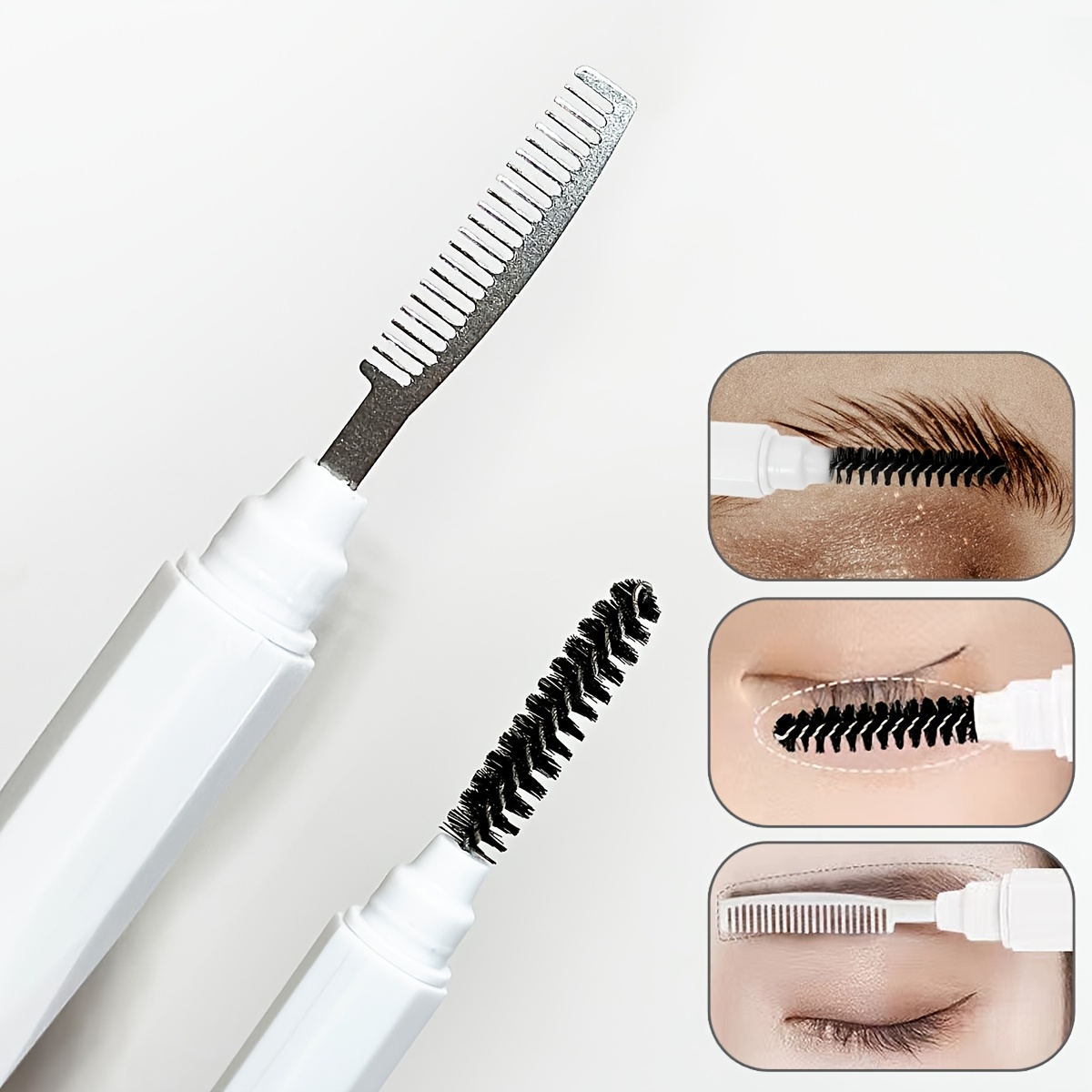 مشط مزدوج الرأس للحواجب والرمو - مراجعة Beauty Makeup Store وسعره