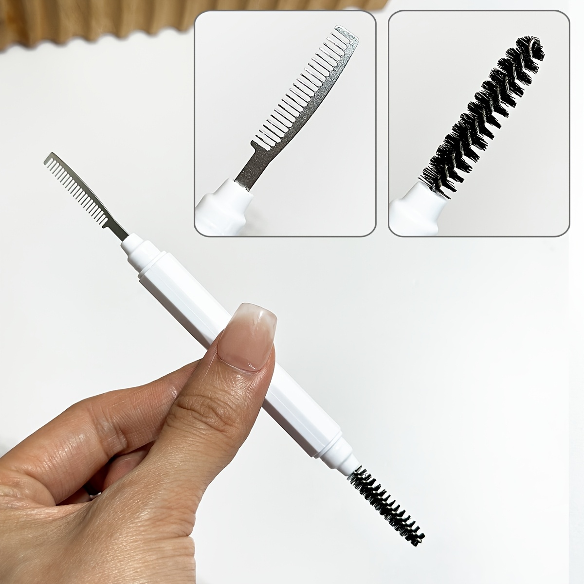مشط مزدوج الرأس للحواجب والرمو - مراجعة Beauty Makeup Store وسعره