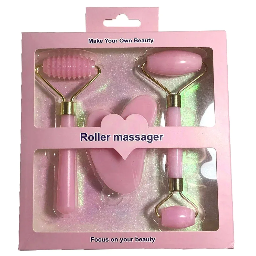 الراتنج الأسطوانة مدلك للوجه ا - مراجعة Jade Roller Gua Sha وسعره