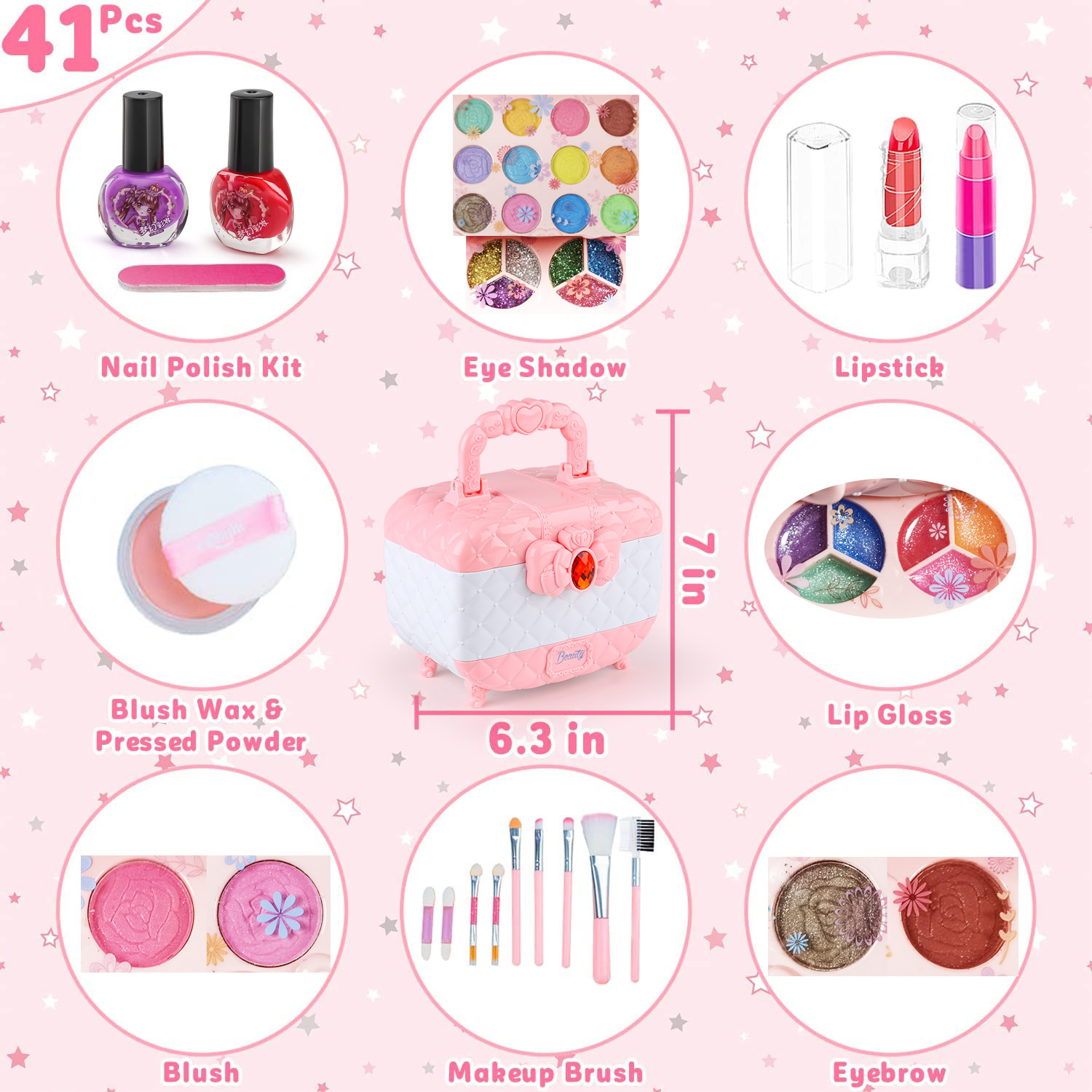 مجموعة ألعاب مكياج للأطفال للب - مراجعة Beauty Makeup Usa وسعره